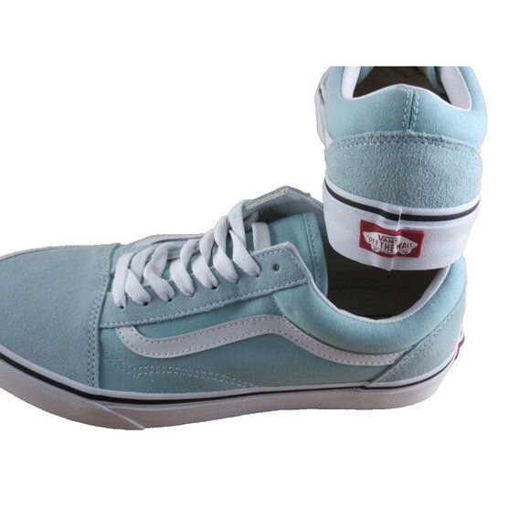 Vans Women's Old Skool Color Theory Canal Blue Canvas Suede shoes Size 9 NIB - Picture 6 of 7